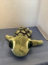 PLUSH DOLL FIGURE GREEN SEA TURTLE AURORA WORLD BIG BUGGED EYES TURTLE TOY