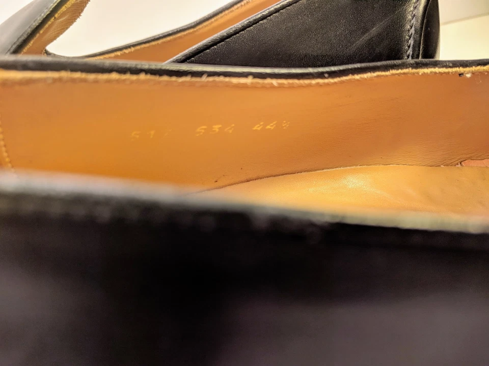 Mocassim BOTTICELLI PRETO BORLA #517-534 (44.5/10.5) - FEITO NA ITÁLIA - Imagem 4 de 4