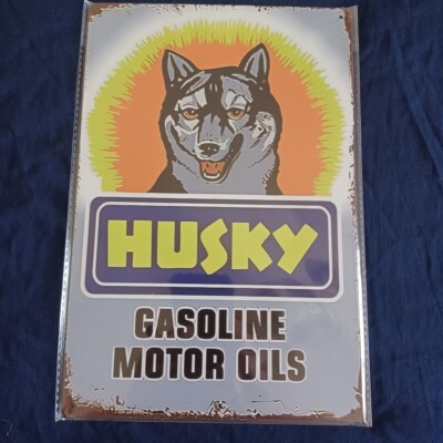 8''X12'' Metal Sign Man Cave Garage Bar Gas Station Wall Art Husky Motor Oil