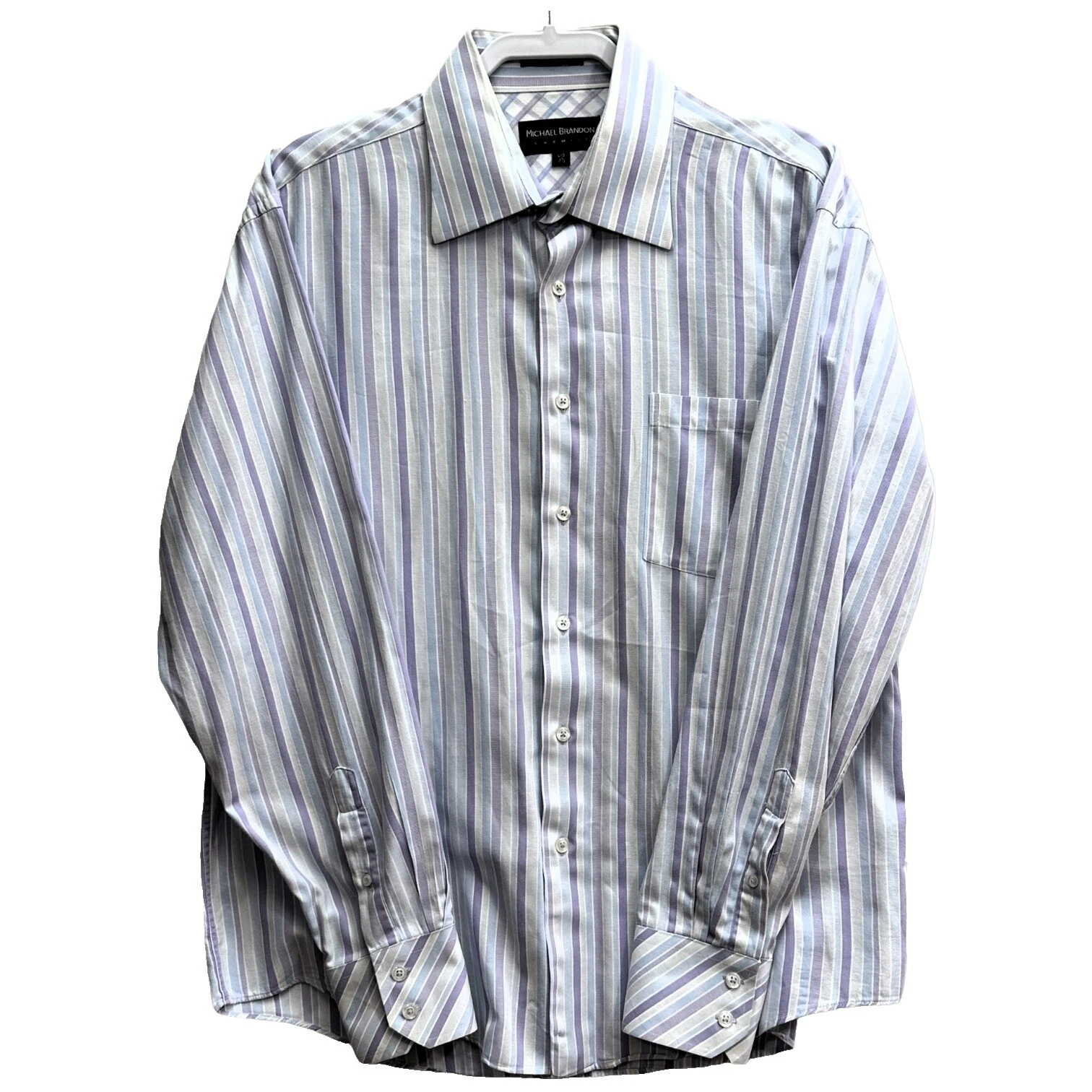 Suede Striped Casual Button-Down Shirts for Men