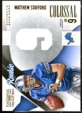 Matthew Stafford 2009 National Treasures Colossal Materials Jersey Numbers #2 