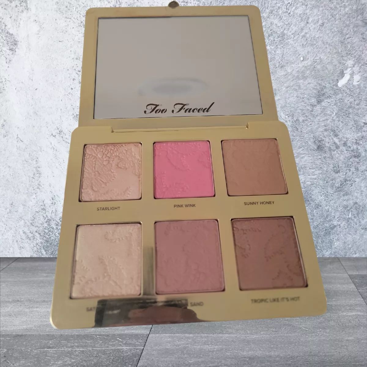 TOO FACED Natural Face Highlight, Blush, & Bronzing Veil Face Palette, 0.84 Oz. | eBay Too Faced Natural Face Highlight, Blush, &Amp; Bronzing Veil Face Palette, 0.84 Oz. | Ebay
