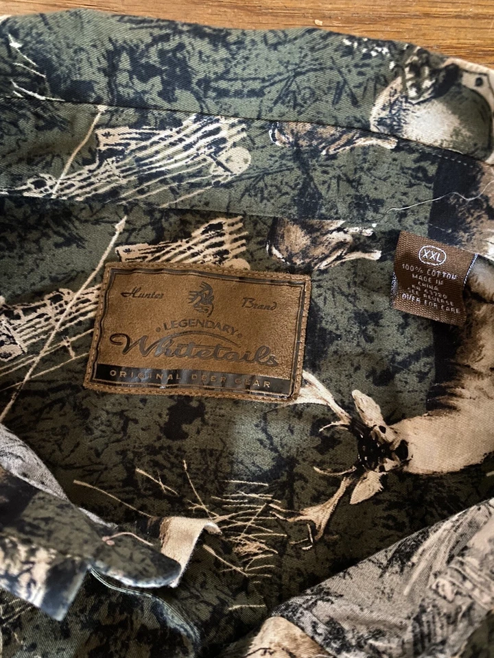 Legendary Whitetails Original Deer Gear Buck Button Shirt 2XL - Image 3 of 3