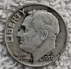 1959 D ROOSEVELT SILVER DIME-OLD US COIN 1B