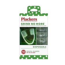 Plackers Grind No More Dental Night Guard Teeth Grinding 10 Count 2.56 Ounces