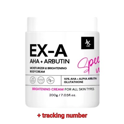 EX-A AHA Arbutin Moisturizer Brightening Body Cream Gluta Niacinamide  Ceramide C | eBay