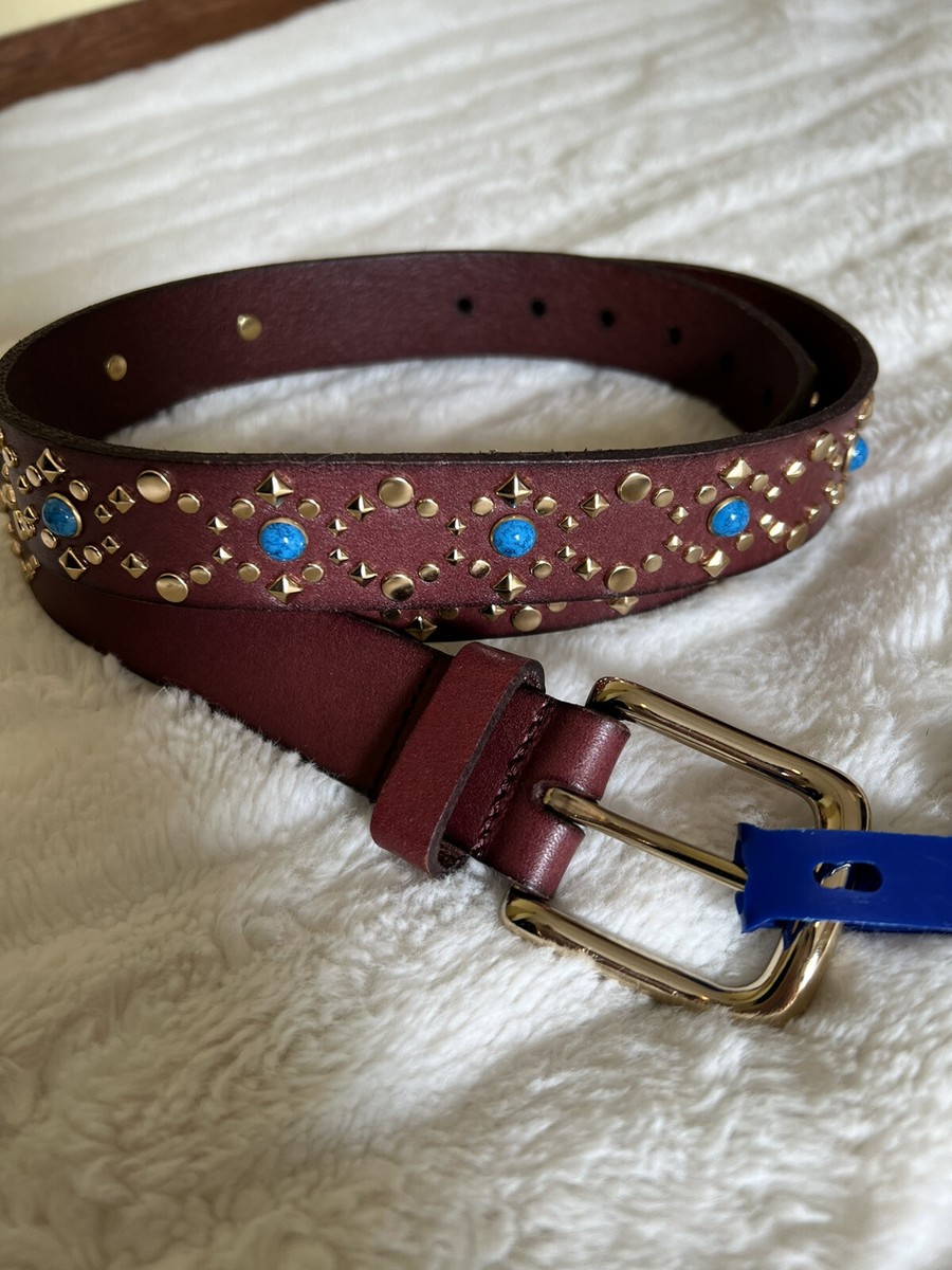 rebecca minkoff leatehr belt size medium NWT | eBay