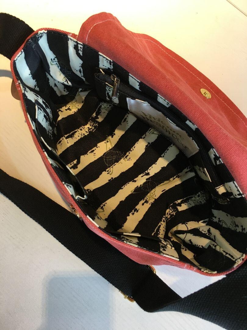 完全正規品 Vivienne Westwood エッジウェア Vivienne Westwood Edgewear Canvas Denim Shoulder Bag Light