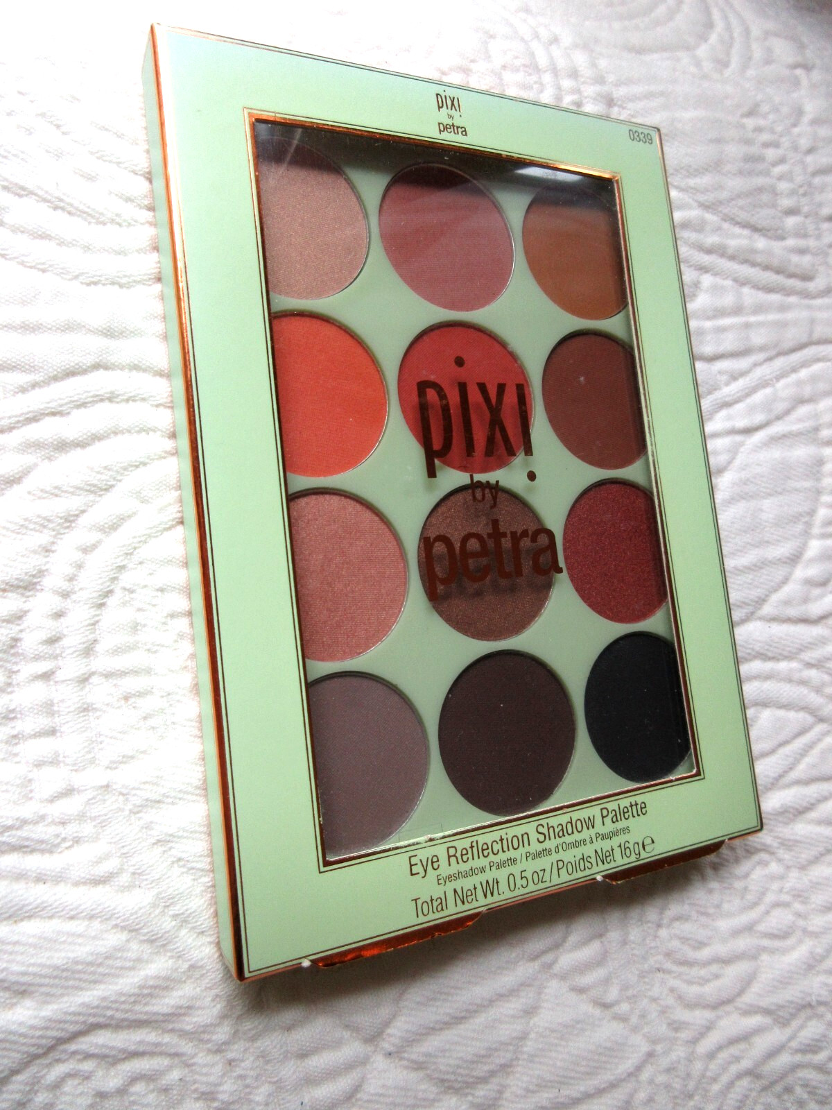 PIXI BY PETRA EYE RELECTION SHADOW PALETTE 12 RUSTIC SUNSET SHADES RICH PIGMENT