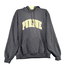 Champion Men's Purdue Boilermakers Hoodie Sweatshirt Medium Black Pullover
