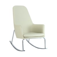 Chintaly Durango Vinyl Rocking Lounge Chair In White Modern Glider & Rocker on sale Chintaly Durango Vinyl Rocking Lounge Chair In White Modern Glider & Rocker on sale