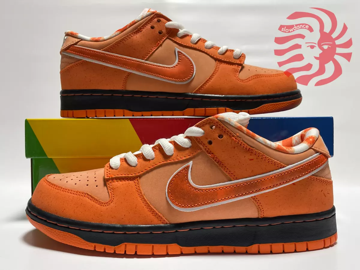 Concepts x Nike SB Dunk Low SP Orange Lobster US 6-11 FD8776-800 New