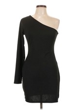 PrettyLittleThing Women Black Cocktail Dress 10