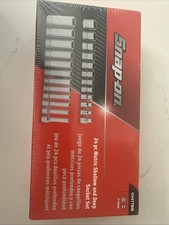 Snap On Tools 124stmm 24pc Metric Shallow And Deep Socket Set New