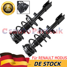 2x Komplett Stoßdämpfer Federbein Satz Vorne für RENAULT MODUS 1.4, 1.5DCI, 1.6