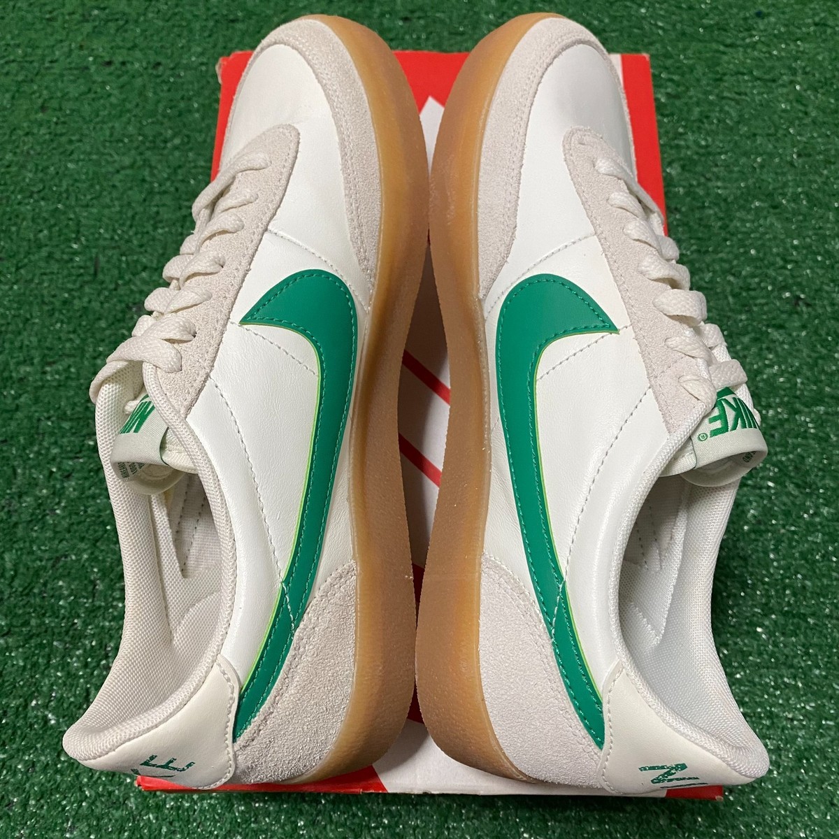 Size 10 - Nike Killshot 2 Leather Sail Lucid Green J Crew 432997 Size 10 - Nike Killshot 2 Leather Sail Lucid Green J Crew 432997