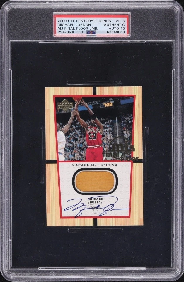 Michael Jordan 10 Graded Basketball Autographed Sports Trading