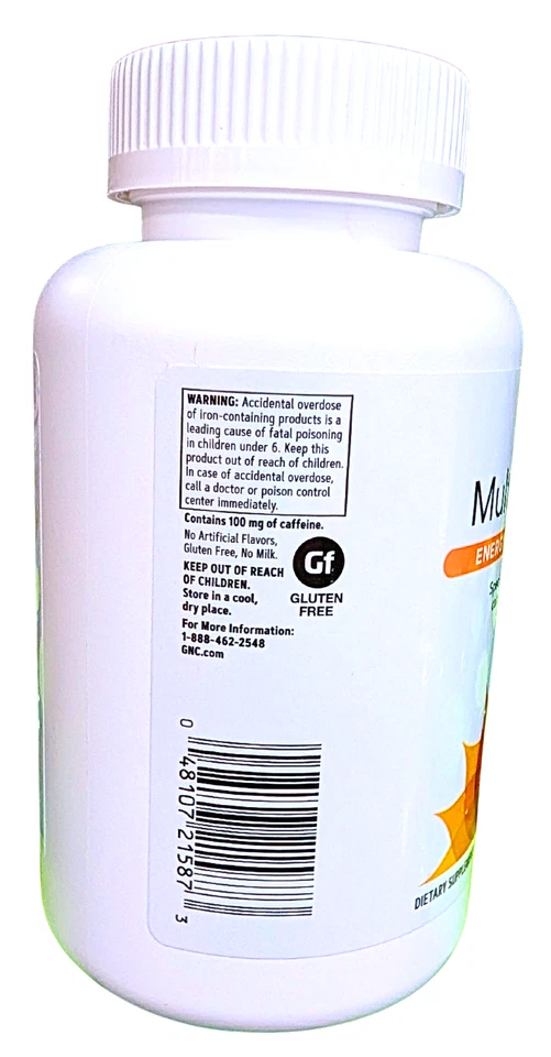 Comprimidos multivitamínicos GNC Mega Energía y Metabolismo para mujeres 180 Ct EXP 01/2027 Foto 4 de 4