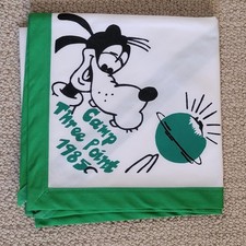 Camp Three Point Yawgoog Staff neckerchief 1985 mint