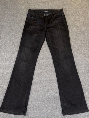 White House Black Market Skinny Share Joy Flare Noir Jeans Black Wash Size 4R