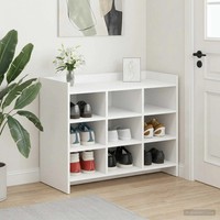 Schuhschrank 85 X 39,5 X 70 Cm Holzwerkstoff Weiß