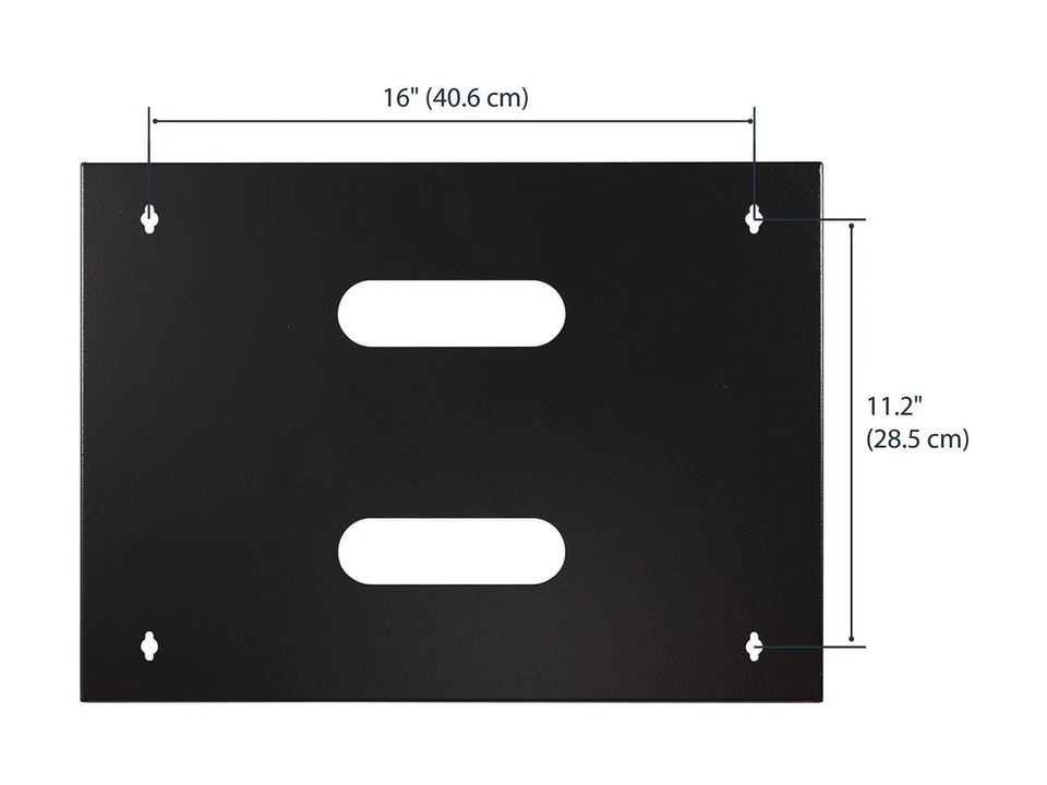 StarTech.com WALLMOUNT8 8U Wall-Mount Bracket for Shallow Rack-Mount Equipment - - Image 3 of 4