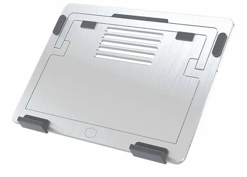 Cooler Master ErgoStand Air Laptop Cooler- Aluminum-  up to 15” Laptop- Silver