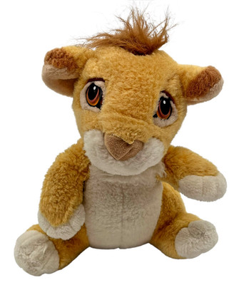 Der König der Löwen Simba Plüschfigur Stofftier ohne Sound 1993 Mattel