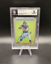 Drew Brees Signed 2001 Topps Rookie Card Beckett Slab San Diego Chargers. rookie card picture