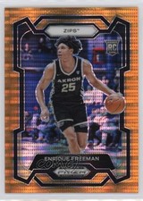 2024-25 Panini Prizm Draft Picks Orange Pulsar 39/49 Enrique Freeman #72 a8r