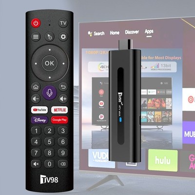 Android TV Stick Ultra HD Streaming Gerät Android 14.0 TV-Stick Box Media Player