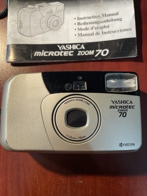 Yashica Microtec Zoom 70 35mm Point & Shoot Film Camera  With Manual