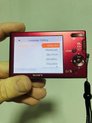 Sony Cyber-shot DSC-W190 12.1MP Digital Camera RED Sd card 4Gb +