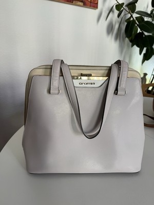 Cromia Tasche Neue Leder Damen, Weiß