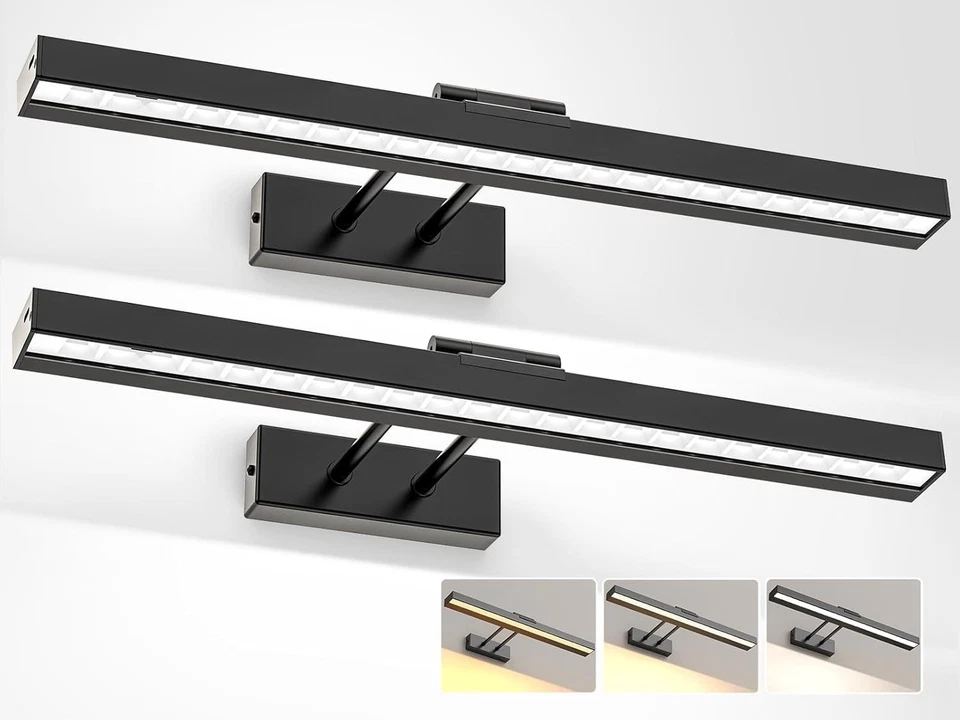 LABOREDUCER Battery Rechargeable Picture Frame Light,16in Wireless Picture Light with Remote