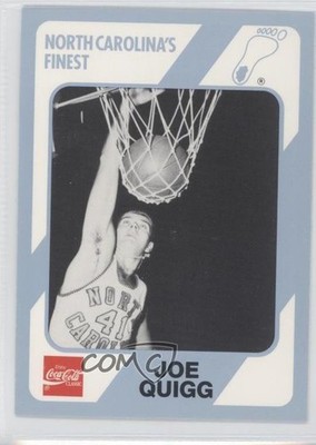 1989 Collegiate Collection/Coca-Cola North Carolina's Finest Joe Quigg #121 0a1