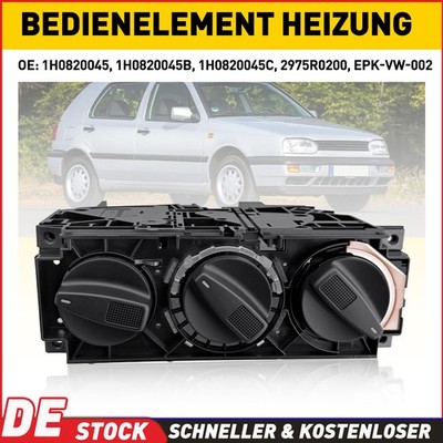 Heizungs- und Lüftungsbedienteil Bedienelement für VW Golf 3 T4 Vento 1H0820045