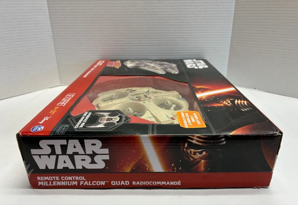 D4 Air Hogs Star Wars Remote Control Millenium Falcon Set Sealed in Box Disney - Image 3 of 4