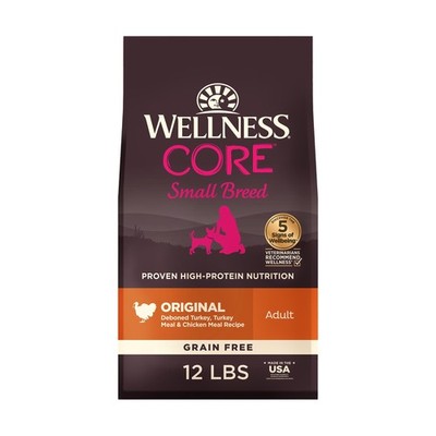 Wellness CORE Natural Grain-Free Small Breed Turkey & Chicken Dry Dog Food for A