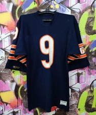 Vintage Chicago Bears Jersey #9 GSH NFL Football Shirt Top Sand Knit Mens Size S