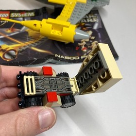 LEGO Star Wars Naboo Fighter 7141 Complete W Instructions + Minifigures