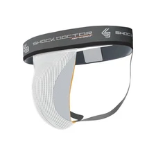 Shock Doctor Sport Supporter with Cup Pocket, White, Size - Adult Large