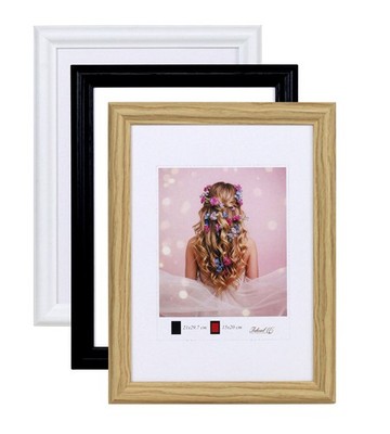3er 5er Set Holzrahmen mit Kunststoffglas Bilderrahmen MDF Rahmen Collage Wandra