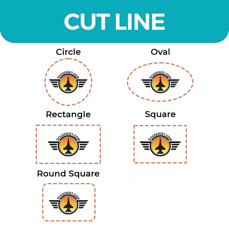 Your Logo Here Custom Vinyl Stickers, Waterproof Personalized Label for Business - Image 3 of 4