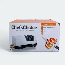 Chefs Choice Diamond Hone Edge 312 Electric Knife Sharpener New
