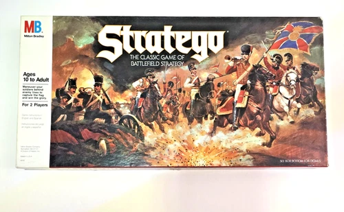 Stratego 1986 Complete Battlefield Strategy Board Game 4916 Milton Bradley Vtg