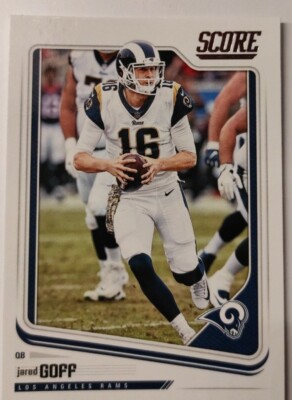 Football Tradingcard NFL  Jared Goff Los Angeles Rams Panini 2018