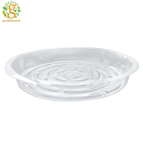 5 Pack 12In Plastic Reusable Planter Dishes Flower Plant Pots Saucer Drip Trays - Picture 5 of 9