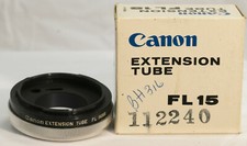 Canon FD 15mm Extension Tube in box