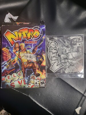 Nitro Family (PC, 2004) Boxed [BAD SHAPE BOX] DISC HAS NO SCRATCHES ...